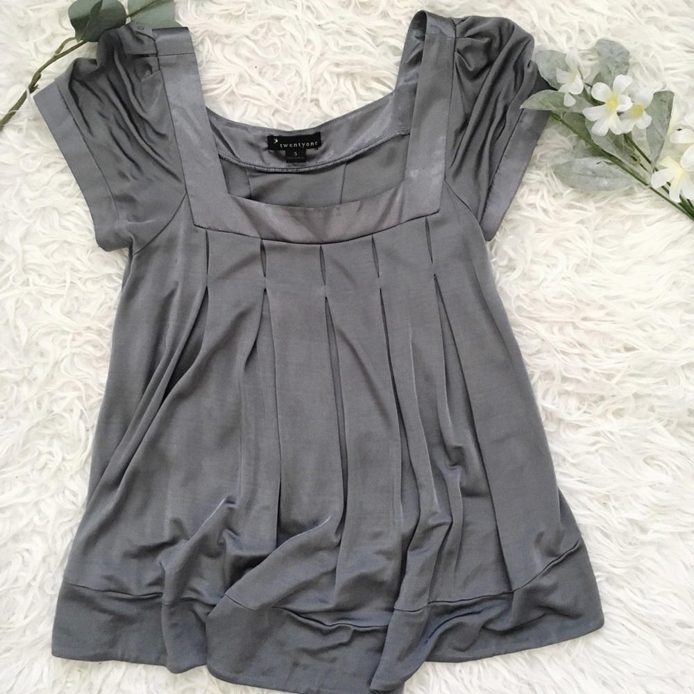 Gray Blouse